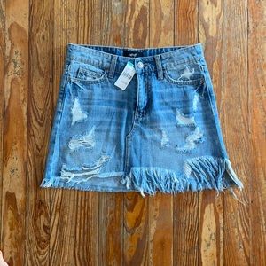 Vervet high rise denim skirt